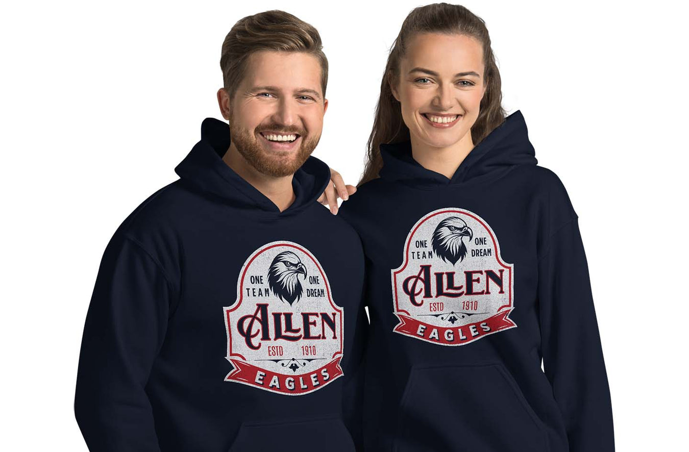 Allen High School Eagles Classic Unisex Hoodies