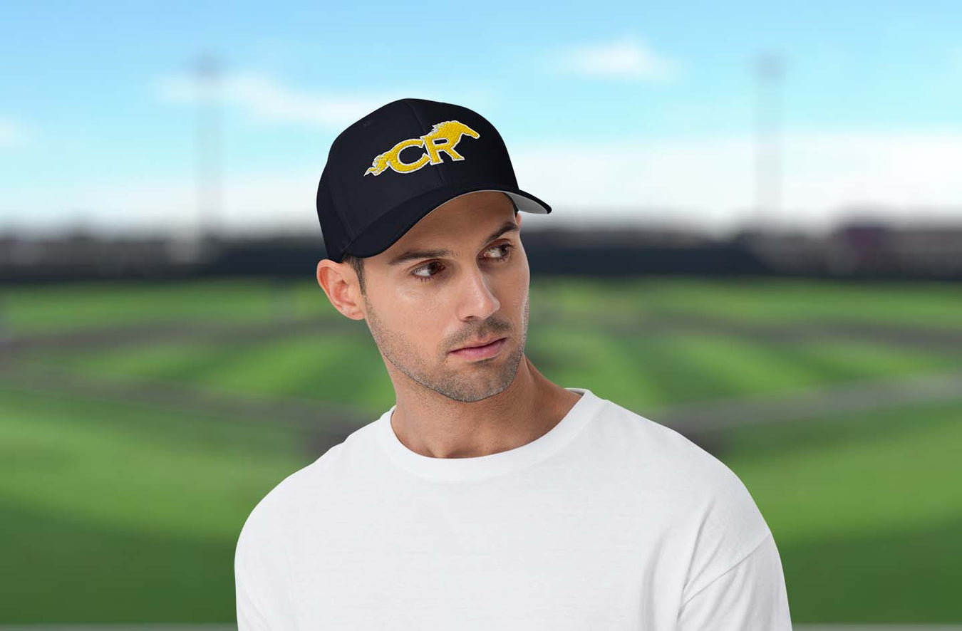 Cypress Ranch Mustangs High School Baseball Caps — District 63 Apparel