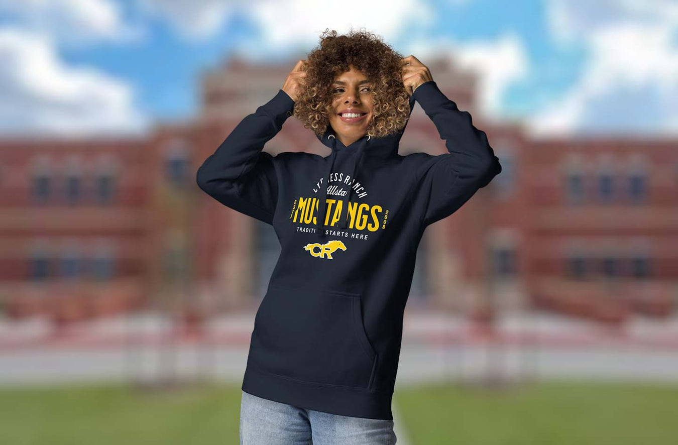 Cypress Ranch High School Mustangs Premium Unisex Hoodies Collection Page