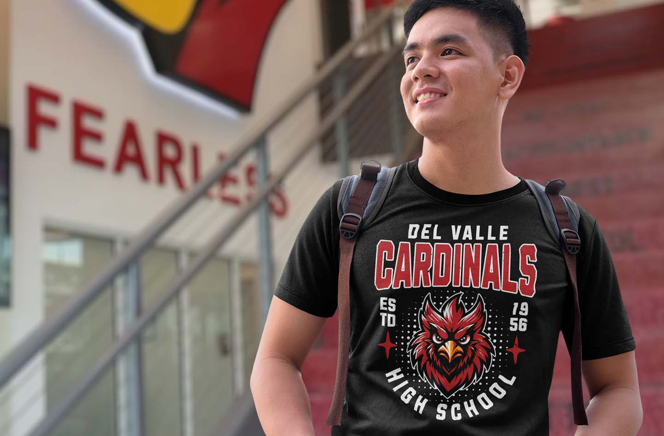 Del Valle High School Cardinals Classic T-shirts