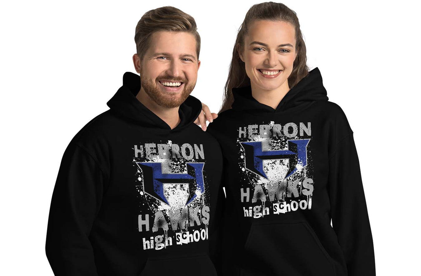 Hebron High School Hawks Classic Hoodies