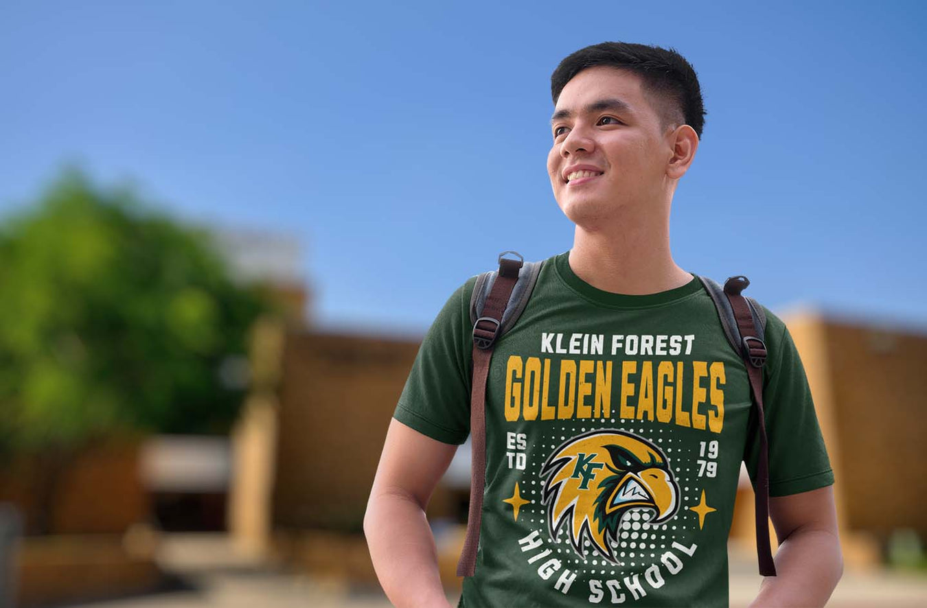 Klein Forest High School Golden Eagles Classic Unisex T-shirts Collection Page