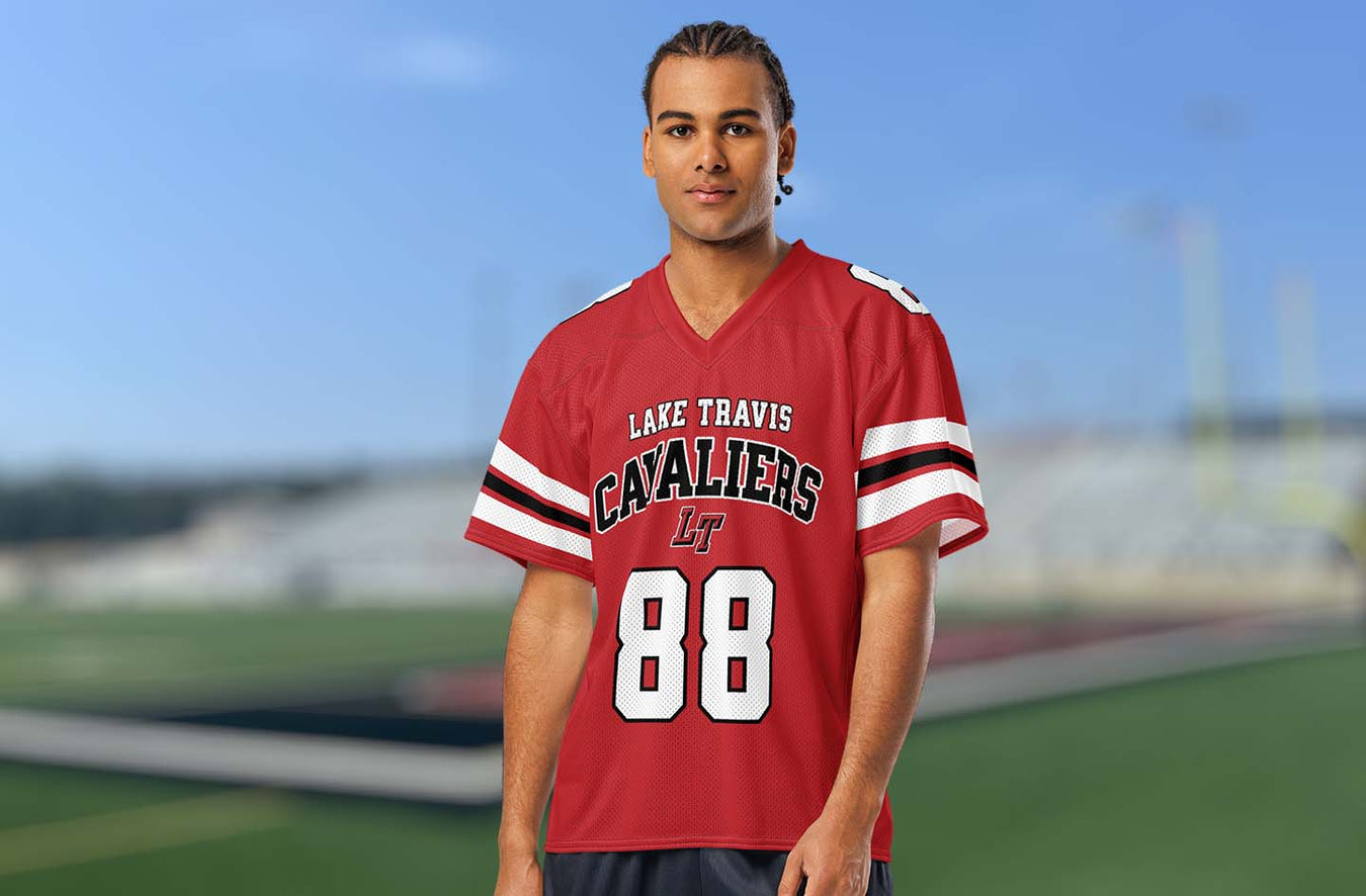 Lake Travis High School Cavaliers Football Jerseys Collection Page