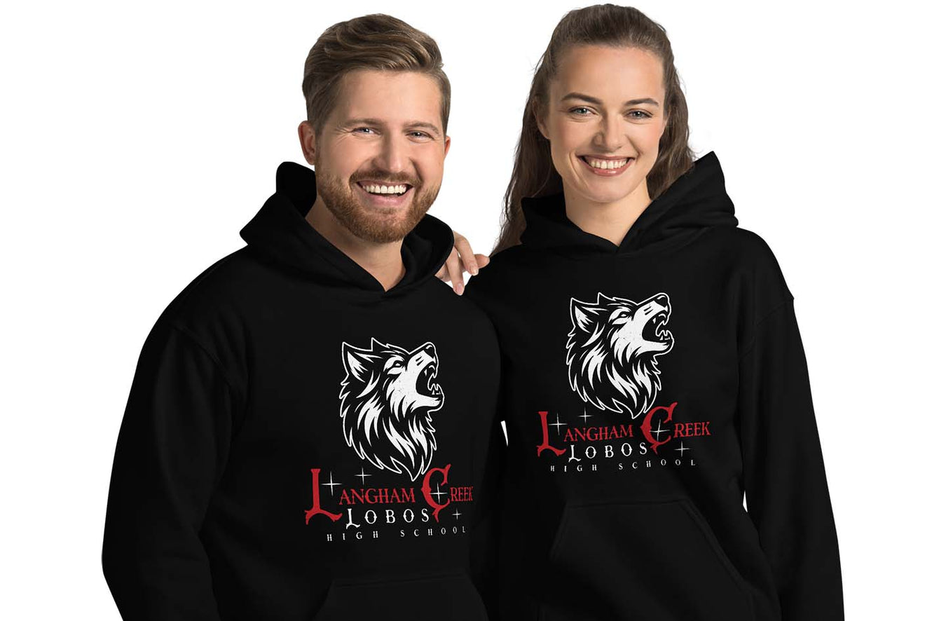 Langham Creek High School Lobos Classic Unisex Hoodies