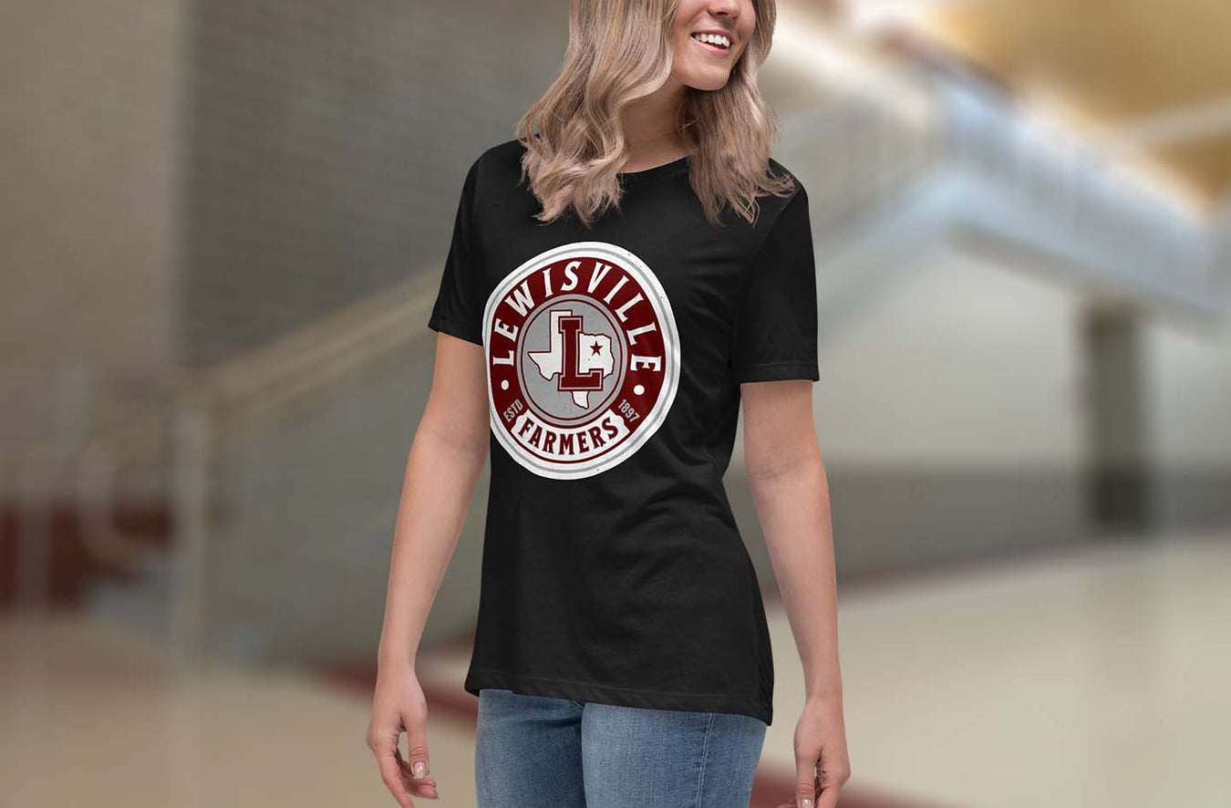 Lewisville High School Farmers Women's T-shirts Collection Page