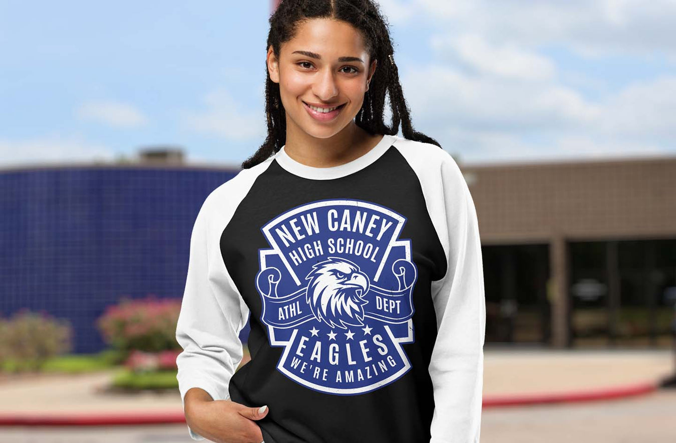 New Caney High School Raglan T-shirts