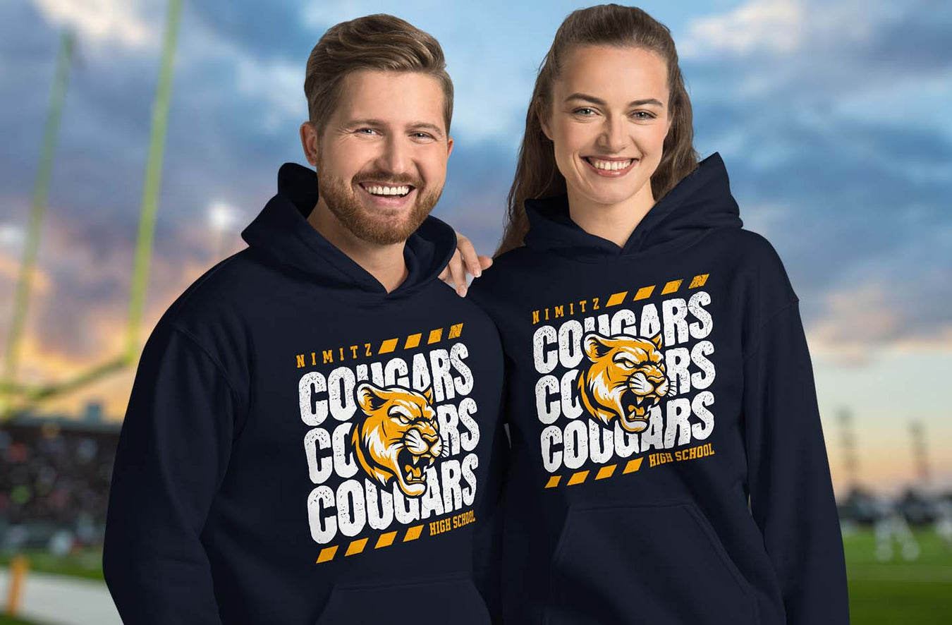 Nimitz High School Cougars Classic Hoodies