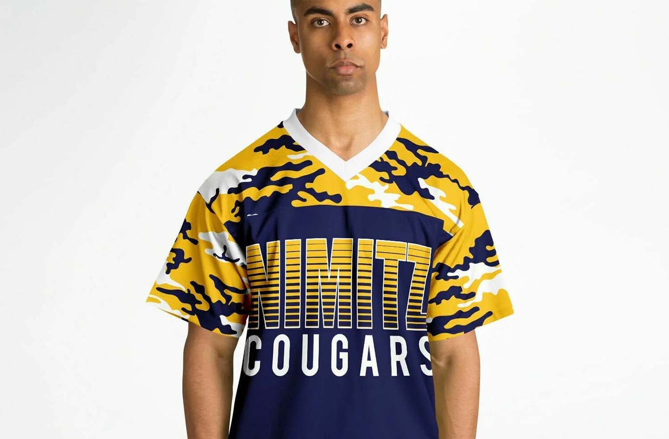 Nimitz High School Cougars Football Jerseys