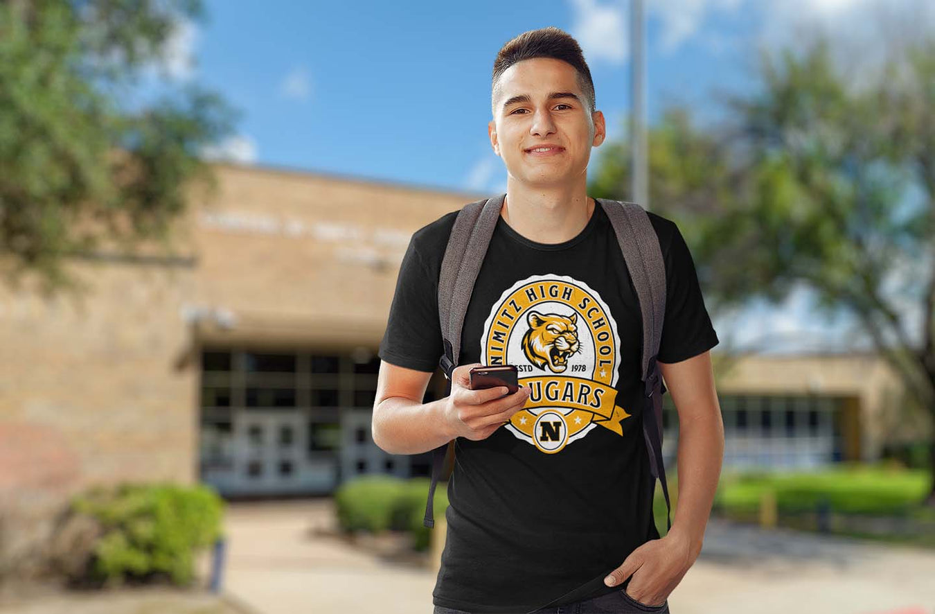 Nimitz High School Cougars Premium T-shirts