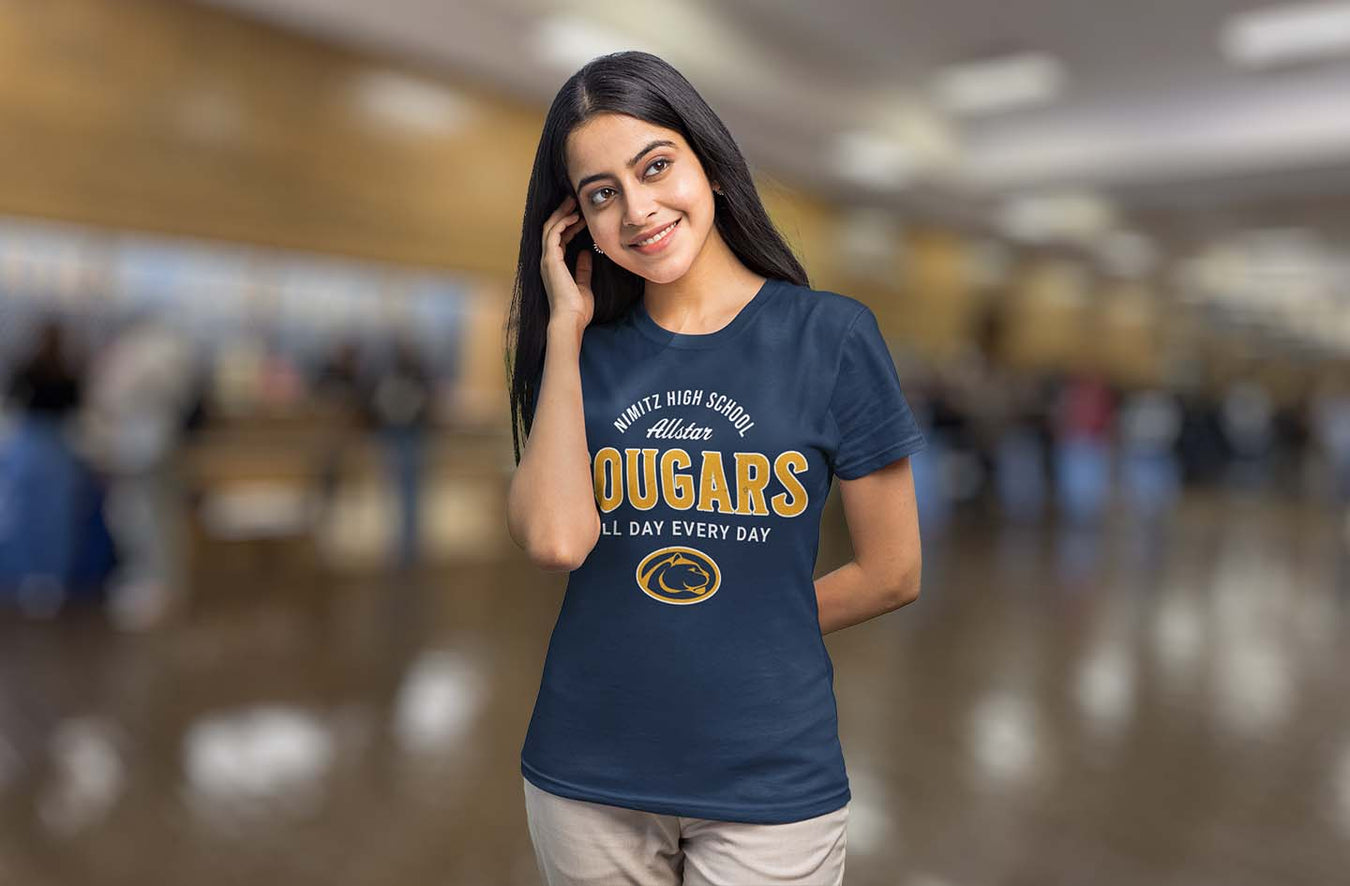 Nimitz High School Cougars Women's T-shirts Collection Page