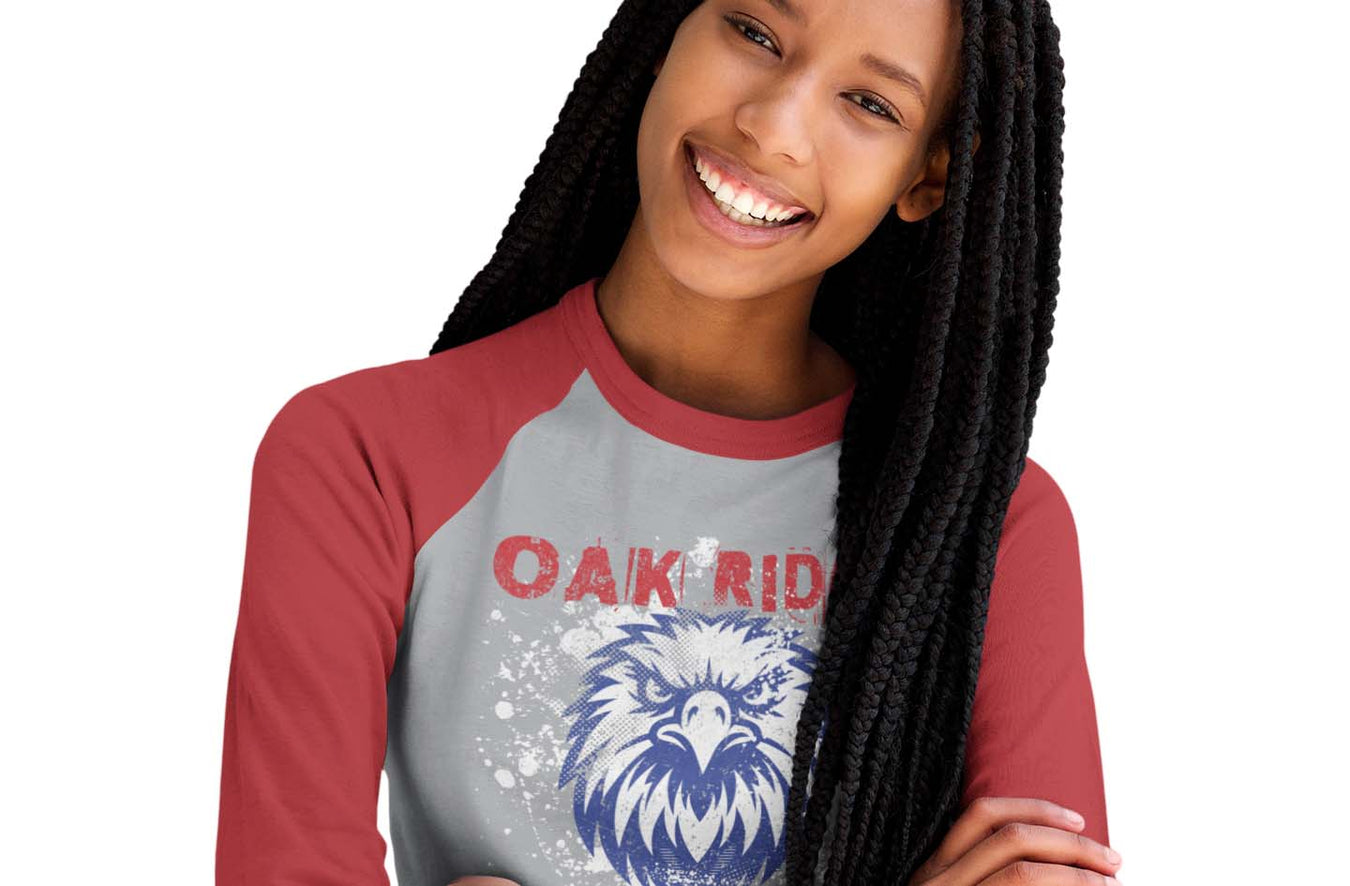 Oak Ridge High School 3/4 Sleeves Raglan T-shirts