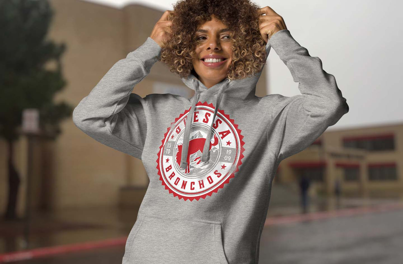 Odessa High School Bronchos Premium Hoodies