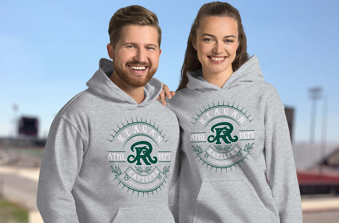 Reagan High School Rattlers Classic Hoodies