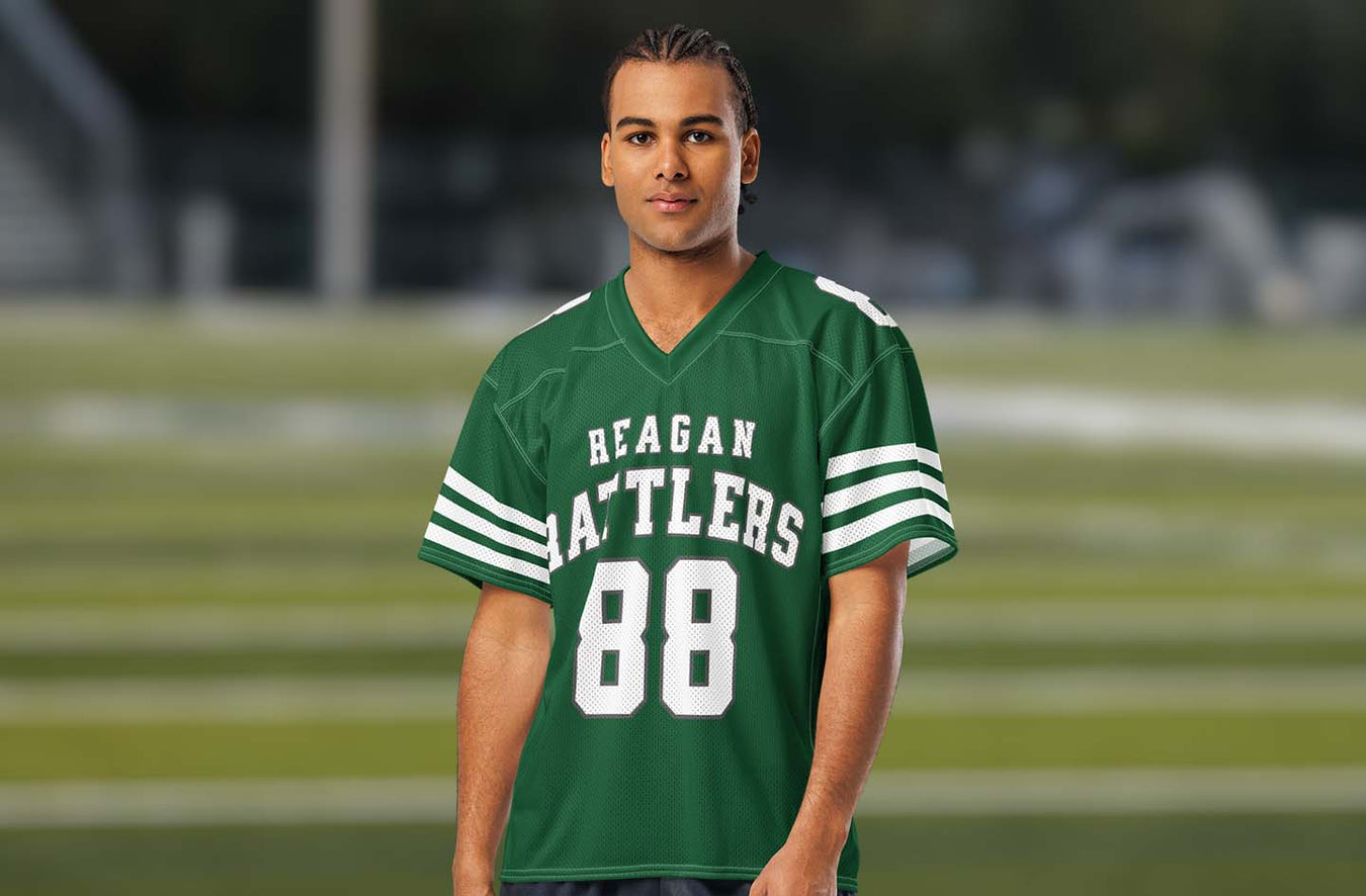 Reagan High School Rattlers Football Jersey Collection Page