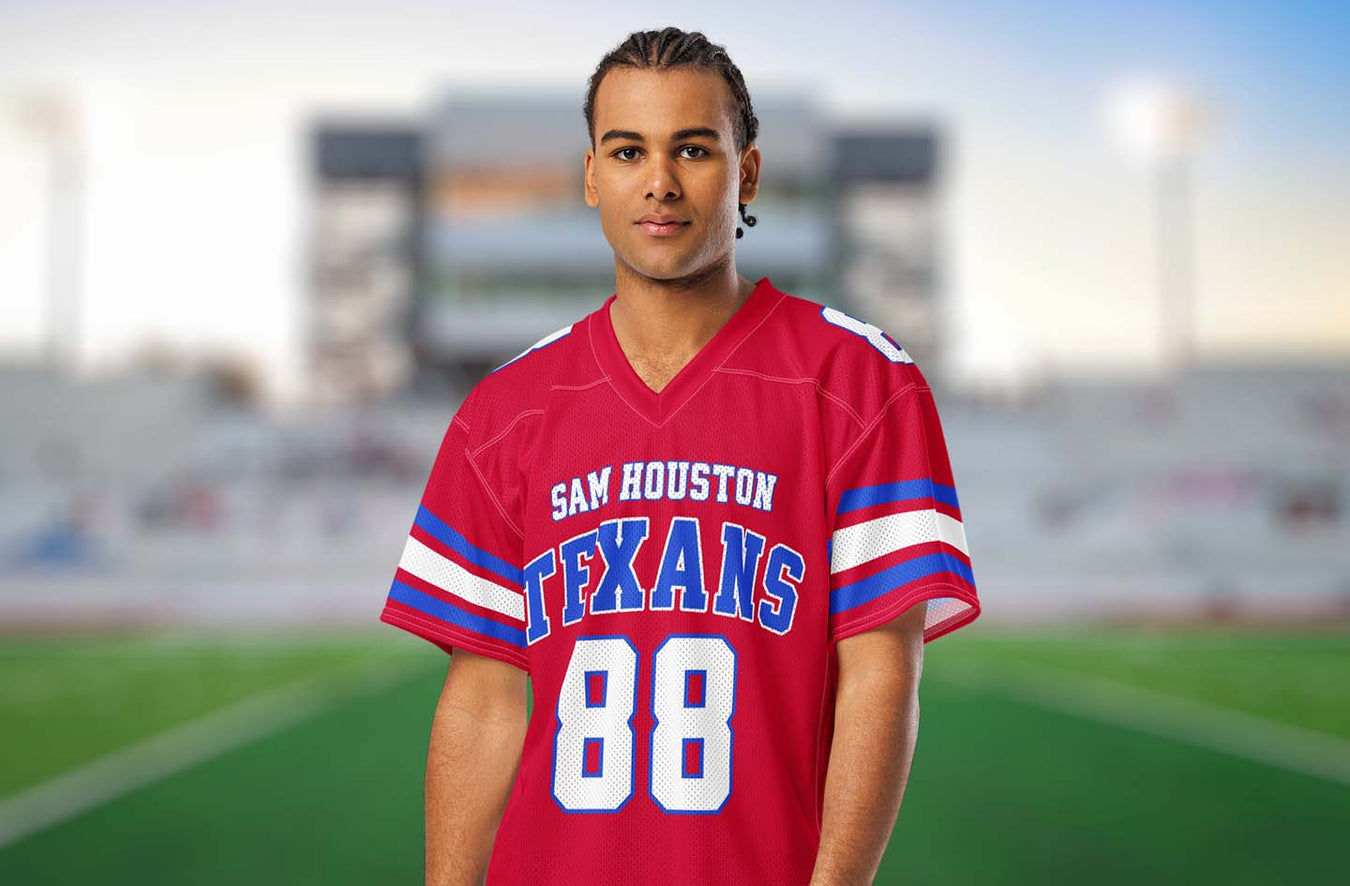Sam Houston High School Texans Football Jerseys collection page
