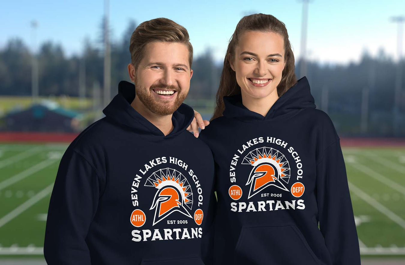 Seven Lakes High School Spartans Classic Hoodies