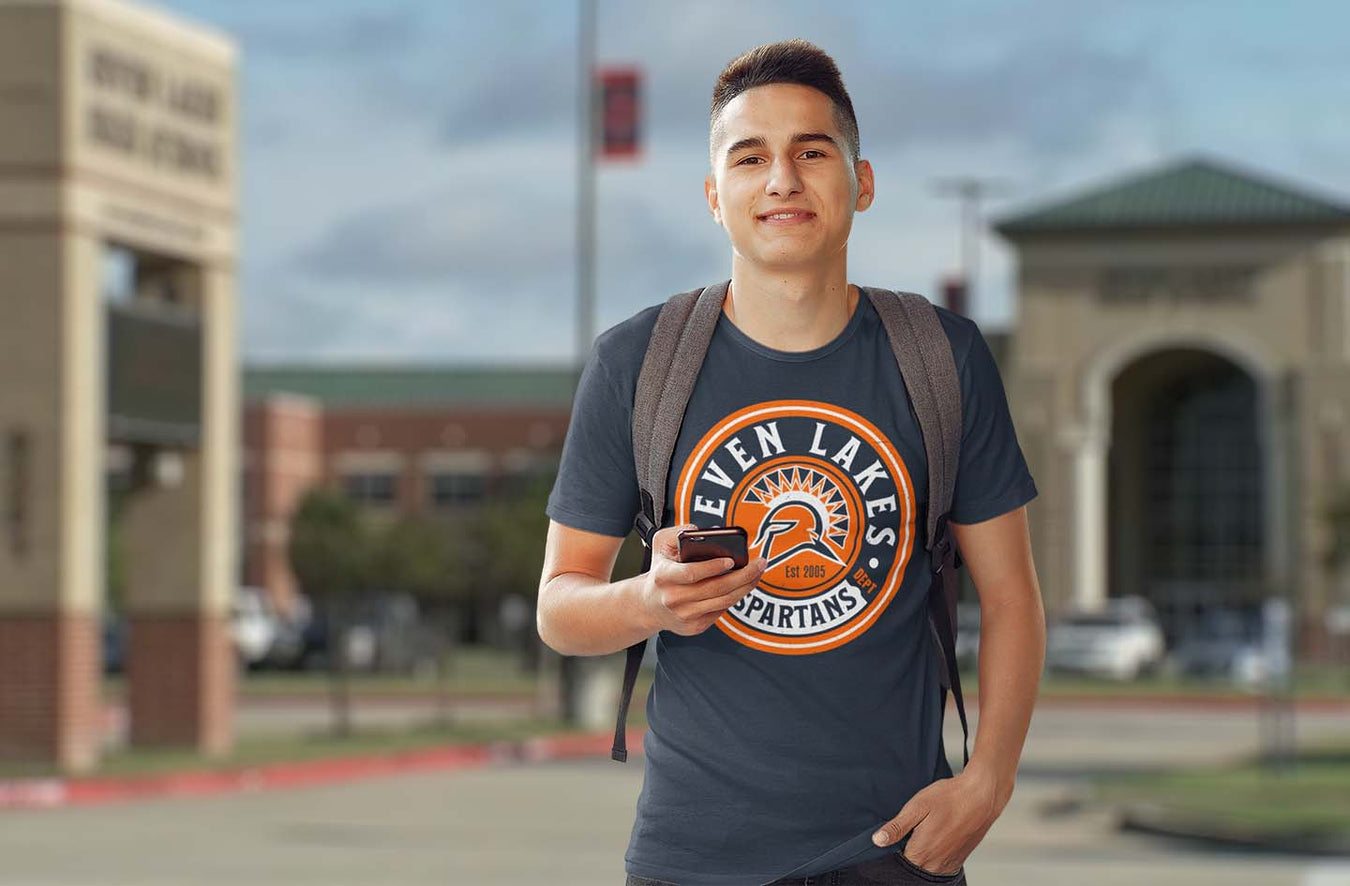 Seven Lakes High School Spartans Premium T-shirts