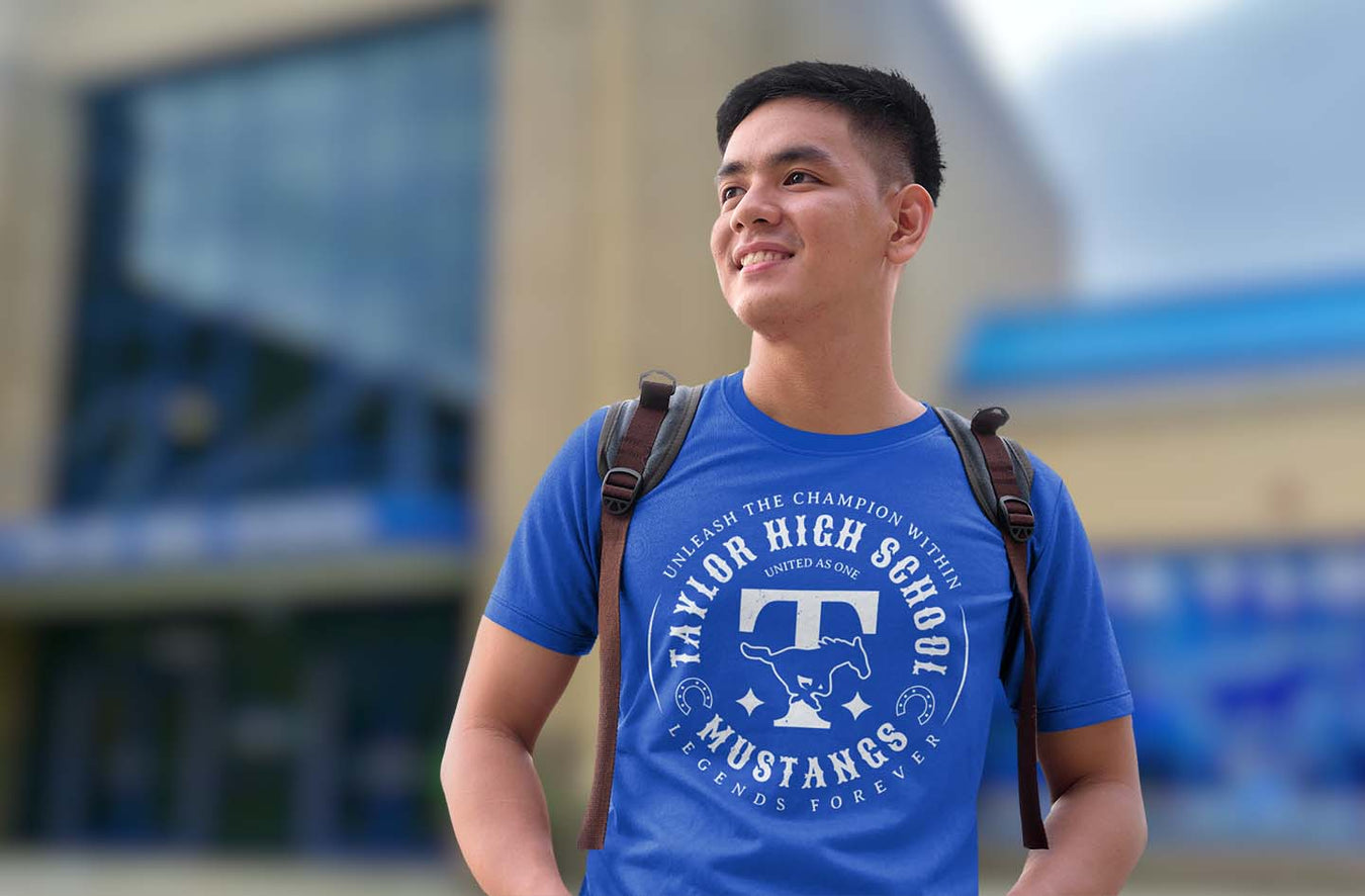 Taylor High School Mustangs Classic T-shirts