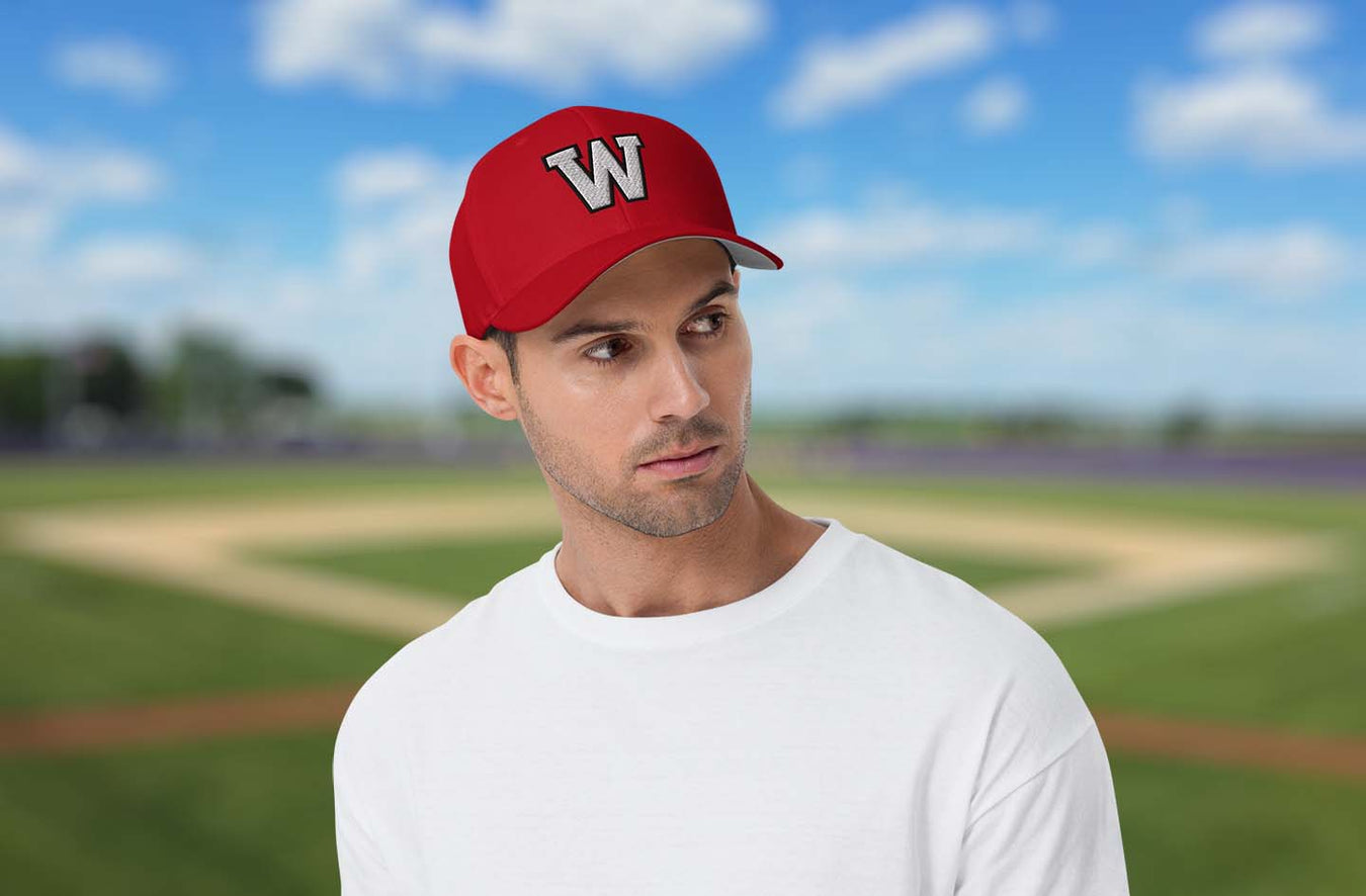 Westfield High School Mustangs Baseball Caps