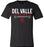 Del Valle High School Cardinals Black Premium T-shirt 03