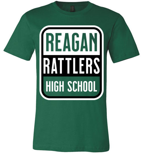 Reagan Rattlers High School Premium Evergreen T-shirt 01