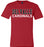 Del Valle High School Cardinals Red Premium T-shirt 10