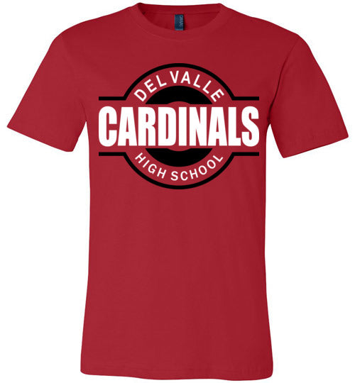 Del Valle High School Cardinals Red Premium T-shirt 11