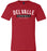 Del Valle High School Cardinals Red Premium T-shirt 21