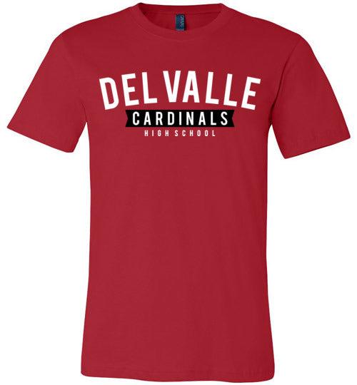 Del Valle High School Cardinals Red Premium T-shirt 21