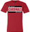 Del Valle High School Cardinals Red Premium T-shirt 98