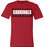 Del Valle High School Cardinals Red Premium T-shirt 49