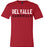 Del Valle High School Cardinals Red Premium T-shirt 17