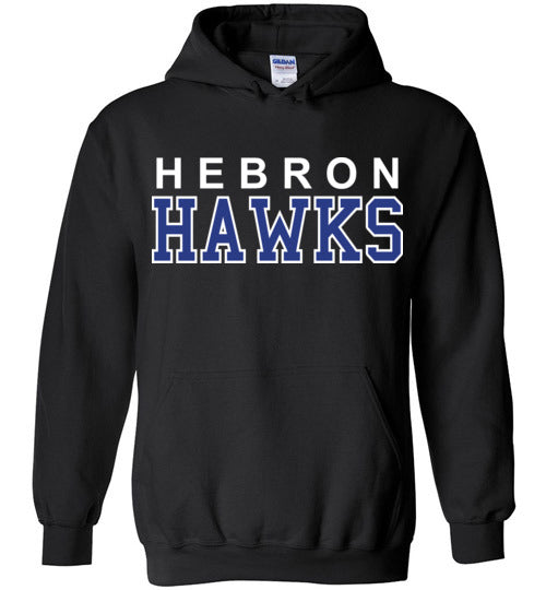 Hebron High School Black Classic Hoodie 10