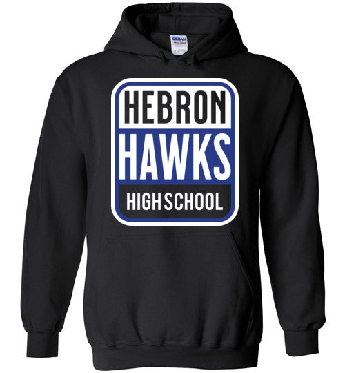 Hebron High School Black Classic Hoodie 01