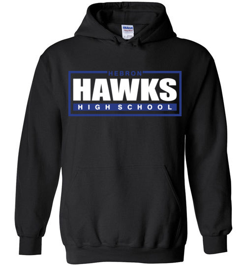 Hebron High School Black Classic Hoodie 49