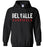 Del Valle High School Cardinals Black Classic Hoodie 17