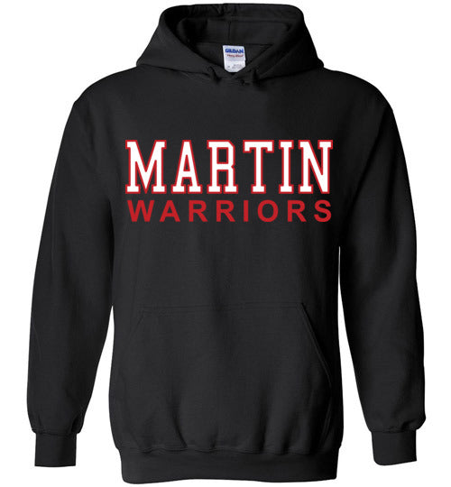 Martin High School Black Classic Hoodie 10