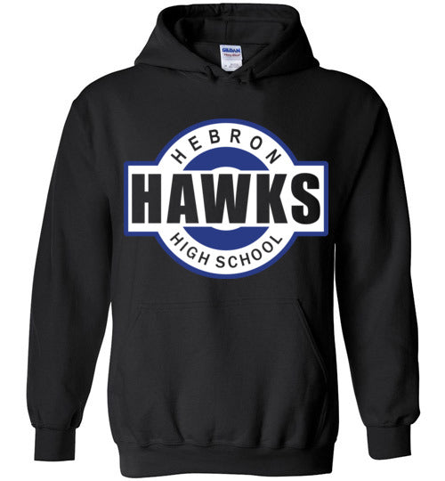 Hebron High School Black Classic Hoodie 11