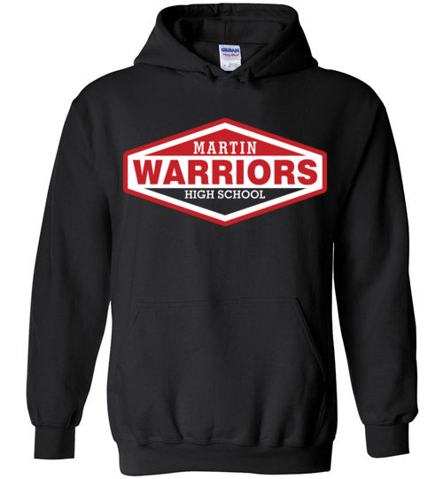 Martin High School Black Classic Hoodie 09