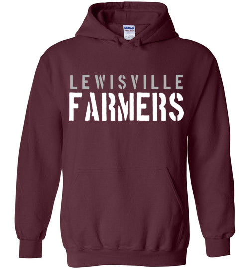 Lewisville High School Maroon Classic Hoodie 17