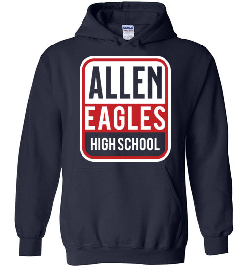 Allen High School Navy Unisex Hoodie 01