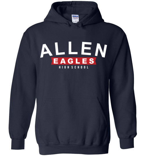 Allen High School Navy Unisex Hoodie 21