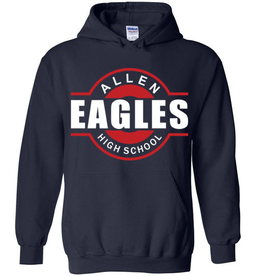 Allen High School Navy Unisex Hoodie 11