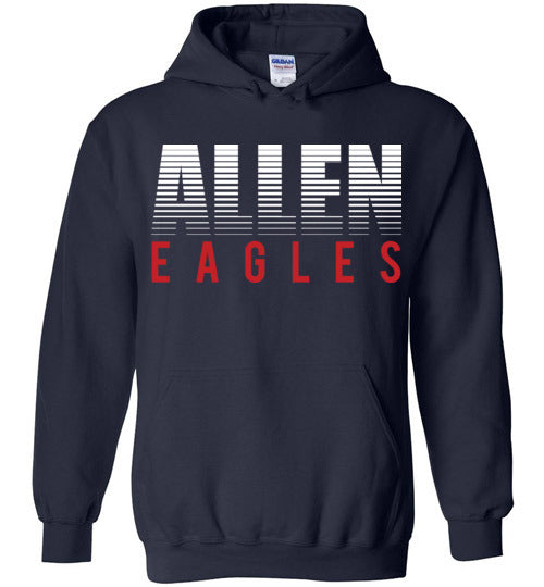 Allen High School Navy Unisex Hoodie 24