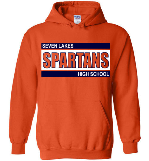 Seven Lakes High School Orange Unisex Hoodie 98
