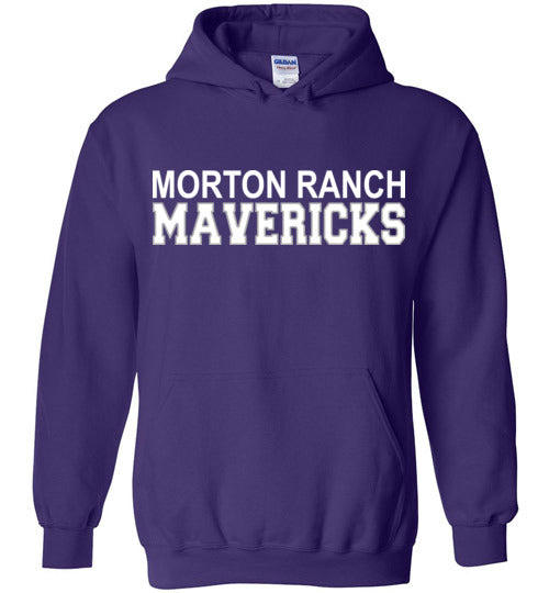 Morton Ranch High School Purple Unisex Hoodie 10