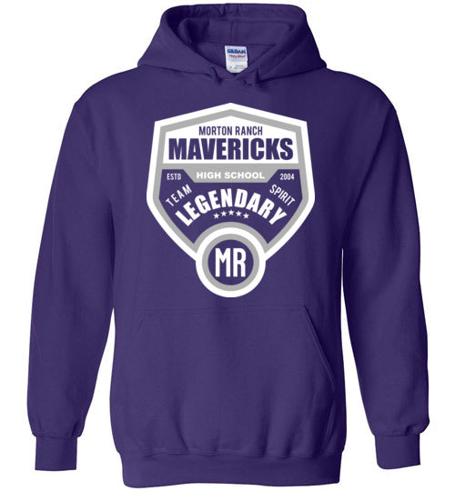 Morton Ranch High School Purple Unisex Hoodie 14