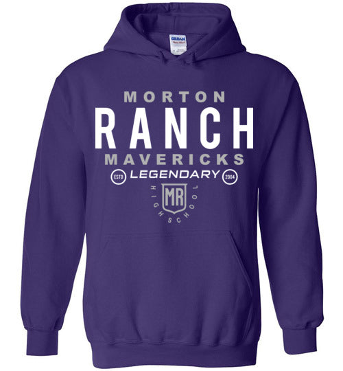 Morton Ranch High School Purple Classic Hoodie 03