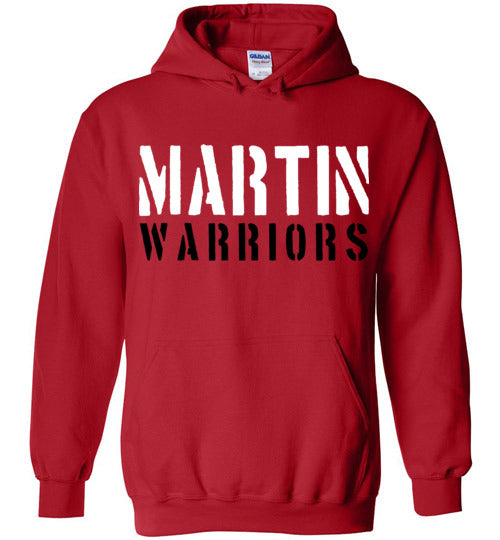 Martin High School Red Classic Hoodie 17