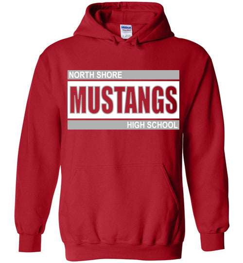 North Shore High School Red Unisex Hoodie 98